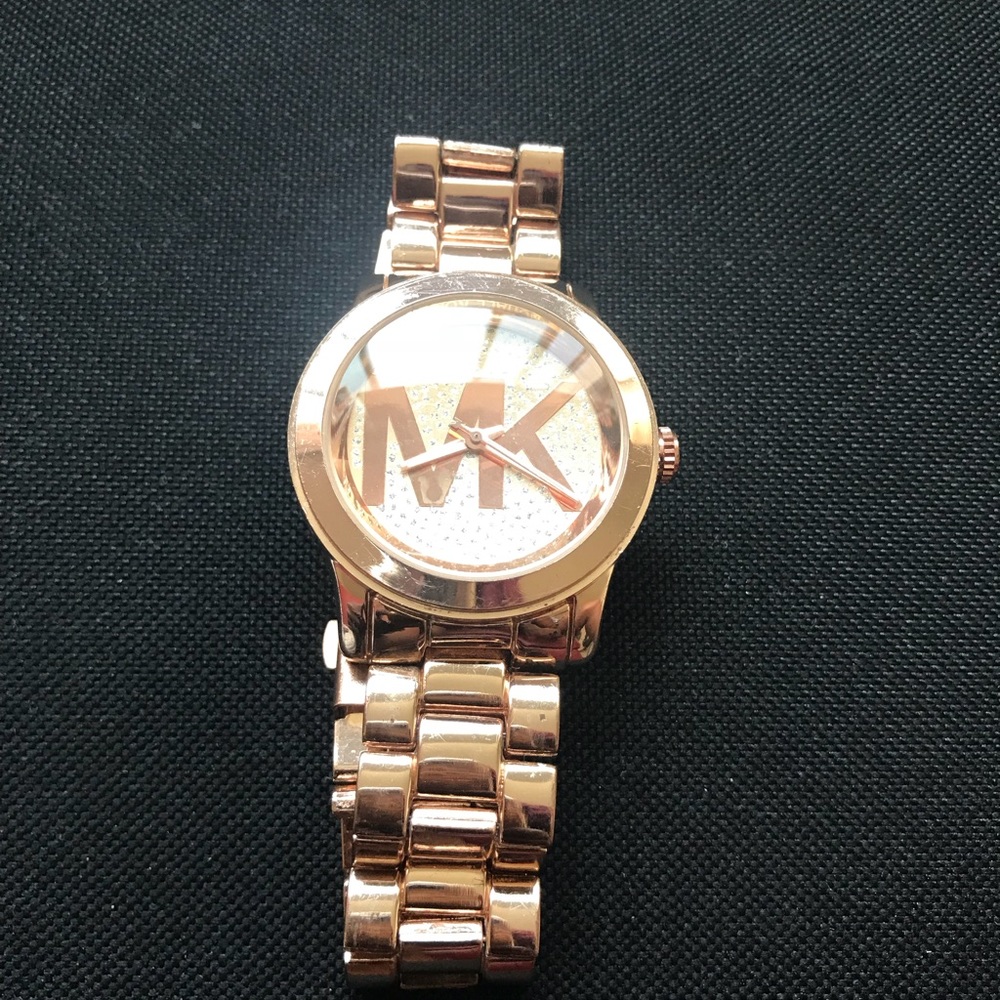 Rose Gold tone watch
